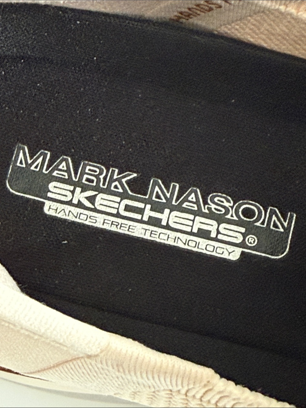 Skechers Cream Slip-On Knit Sneakers - Picture 10 of 11
